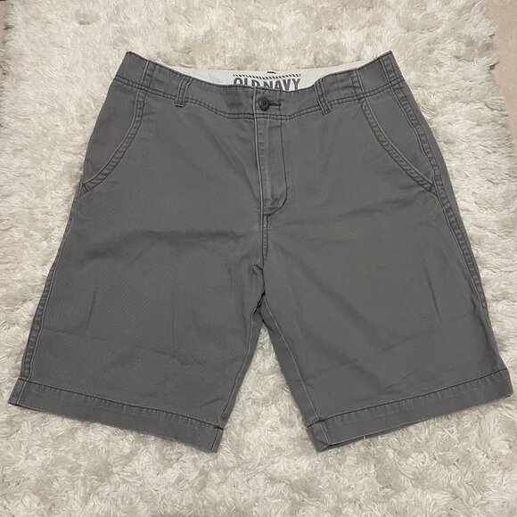 OLD NAVY Mens 32 Grey Shorts Casual 100% Cotton - Picture 1 of 7